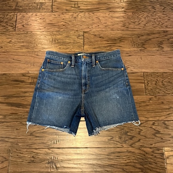 Madewell High Rise Denim Shorts Size 28 - Picture 1 of 16